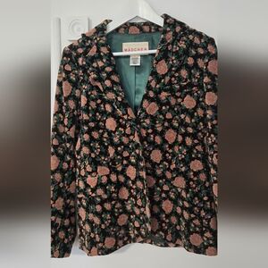 Mädchen Floral Velvet Blazer by Anthropologie